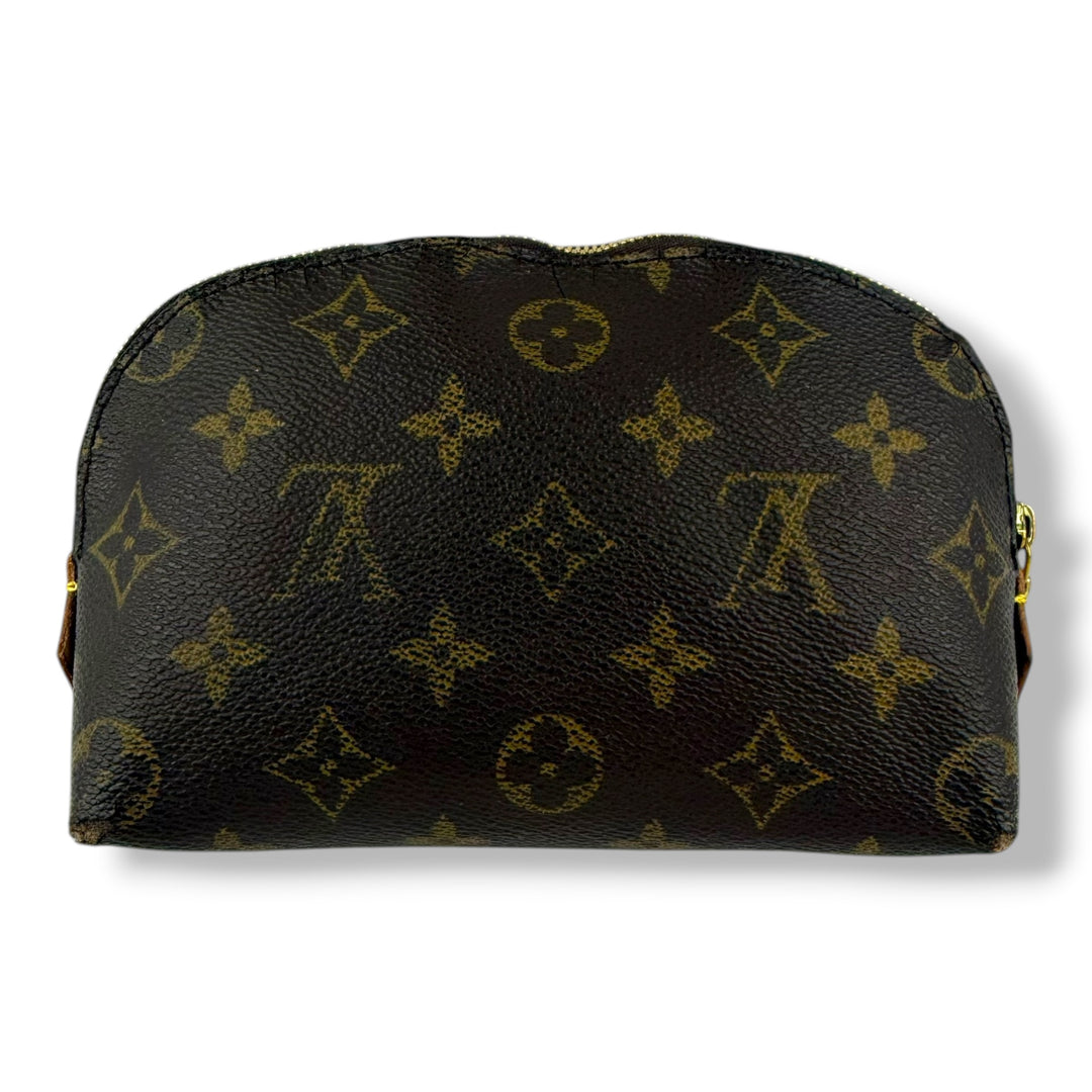 Louis Vuitton Brown Monogram PM Travel Cosmetic Pouch