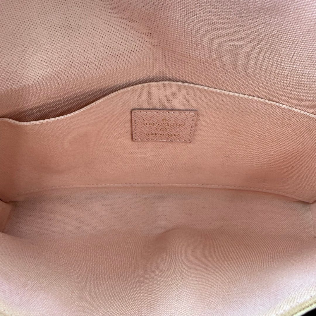 Louis Vuitton Felicie Pochette Damier Azur Handbag