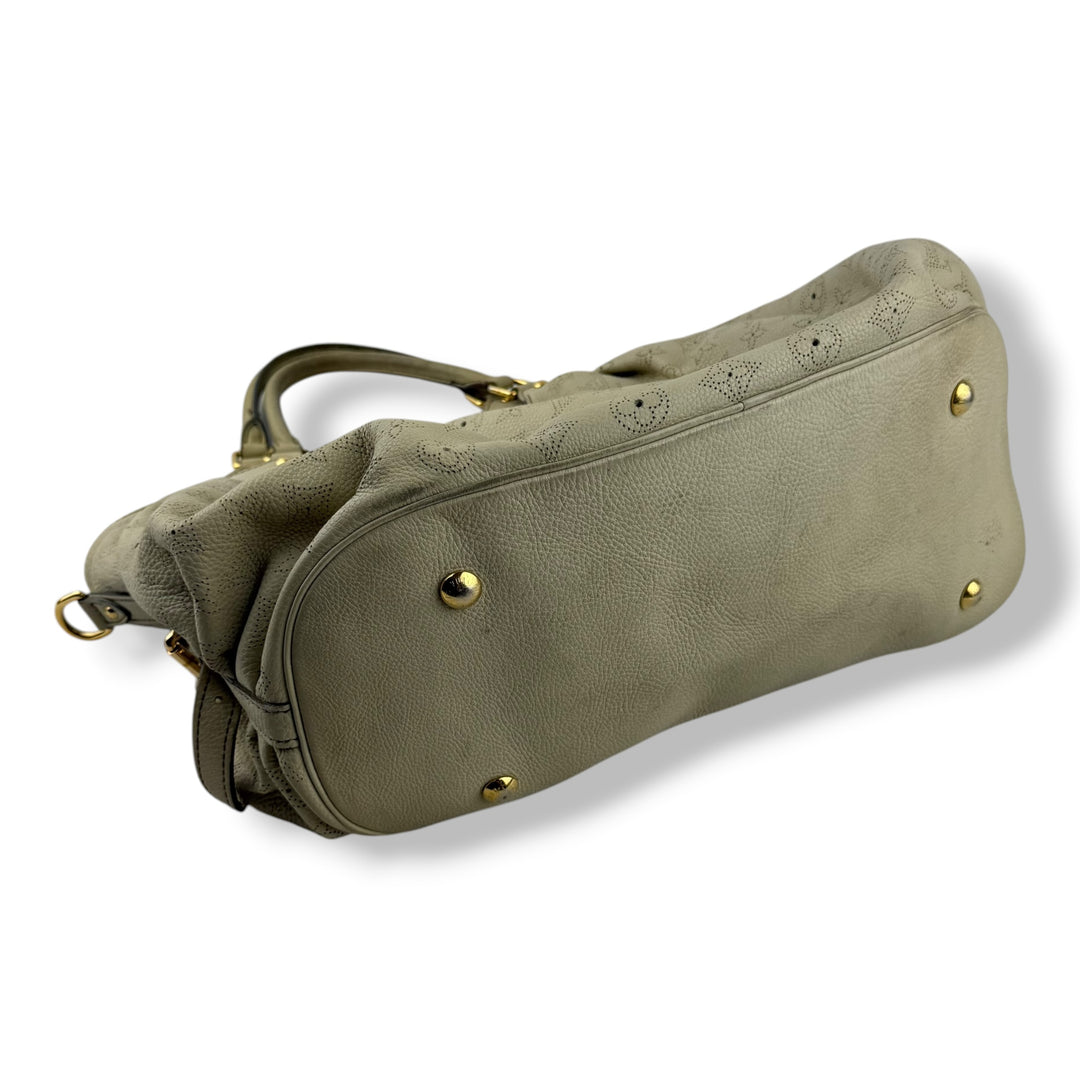Louis Vuitton Monogram Olive Mahina Leather Surya Tote Bag