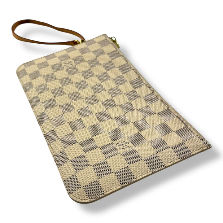 Louis Vuitton Damier Azur Neverfull Pouch
