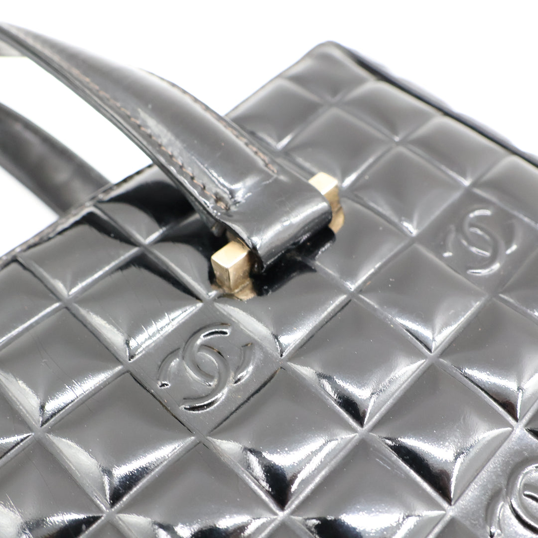 CHANEL Chocolate Bar Tote Bag Matelassé