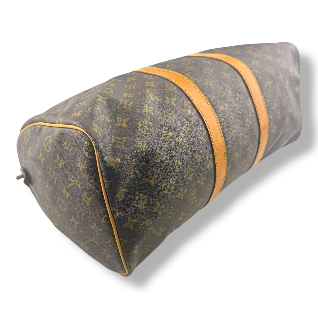 Louis Vuitton Vintage Brown Monogram 45 Keepall Duffle Bag