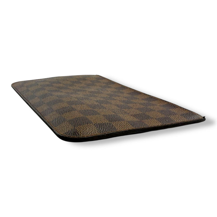 Louis Vuitton Damier Ebene Neverfull MM Clutch Pouch