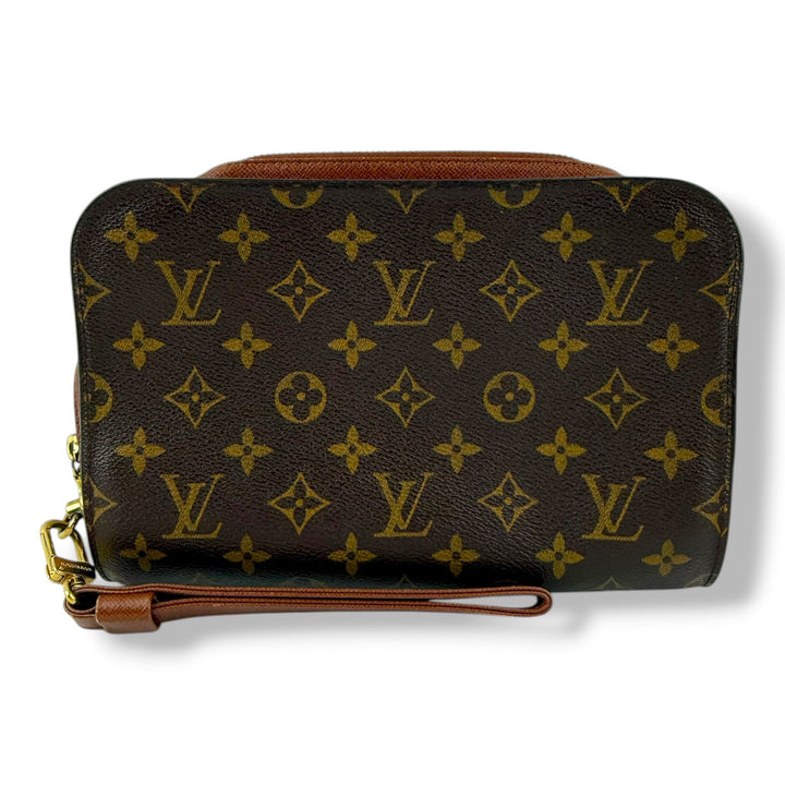 Louis Vuitton Brown Monogram Orsay Clutch Bag