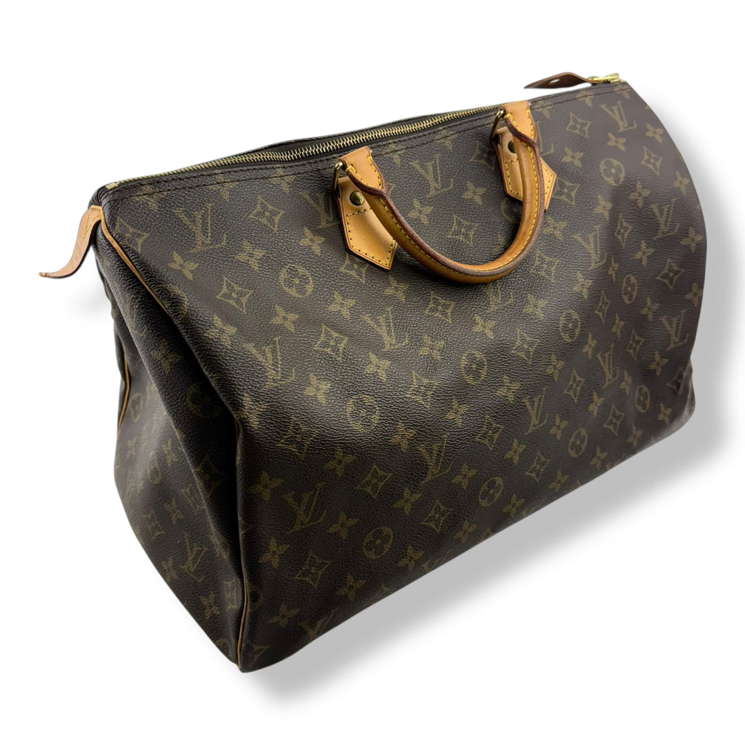 Louis Vuitton Vintage Brown Monogram Speedy 40 Handbag