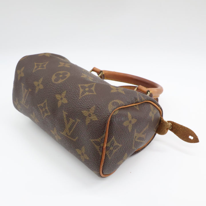 Louis Vuitton Nano Speedy Brown Monogram Handbag