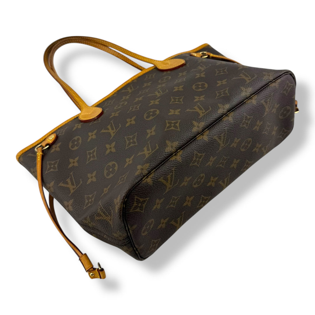 Louis Vuitton Brown Monogram Neverfull PM Handbag