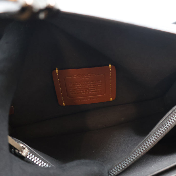 Coach Tabby 20 Black Leather Handbag