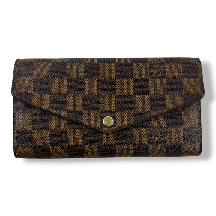 Louis Vuitton Sarah Brown Damier Femme Wallet