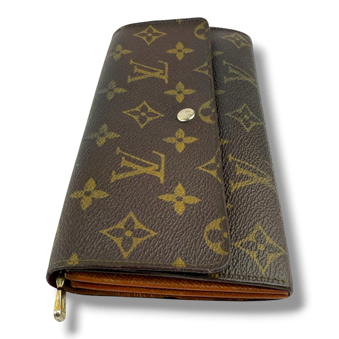 Louis Vuitton Sarah Brown Monogram Femme Wallet