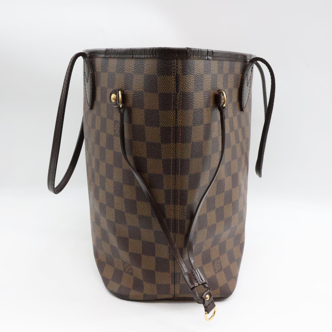 Louis Vuitton Brown Damier Neverfull MM Handbag