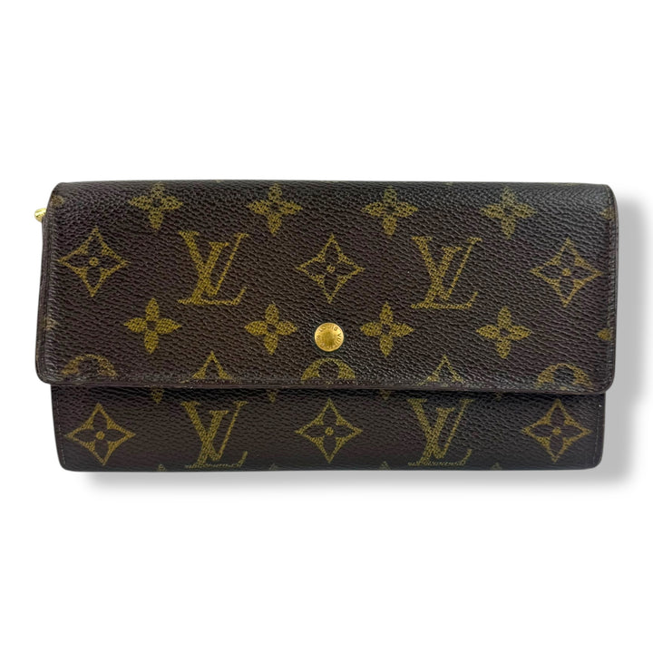 Louis Vuitton Sarah Brown Monogram Femme Wallet
