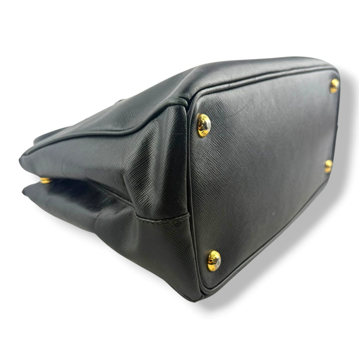 Prada Galleria Saffiano Tote Black Leather Handbag