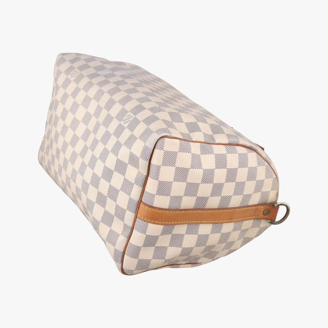 Louis Vuitton Damier Azur Speedy Bandouliere 35 Handbag