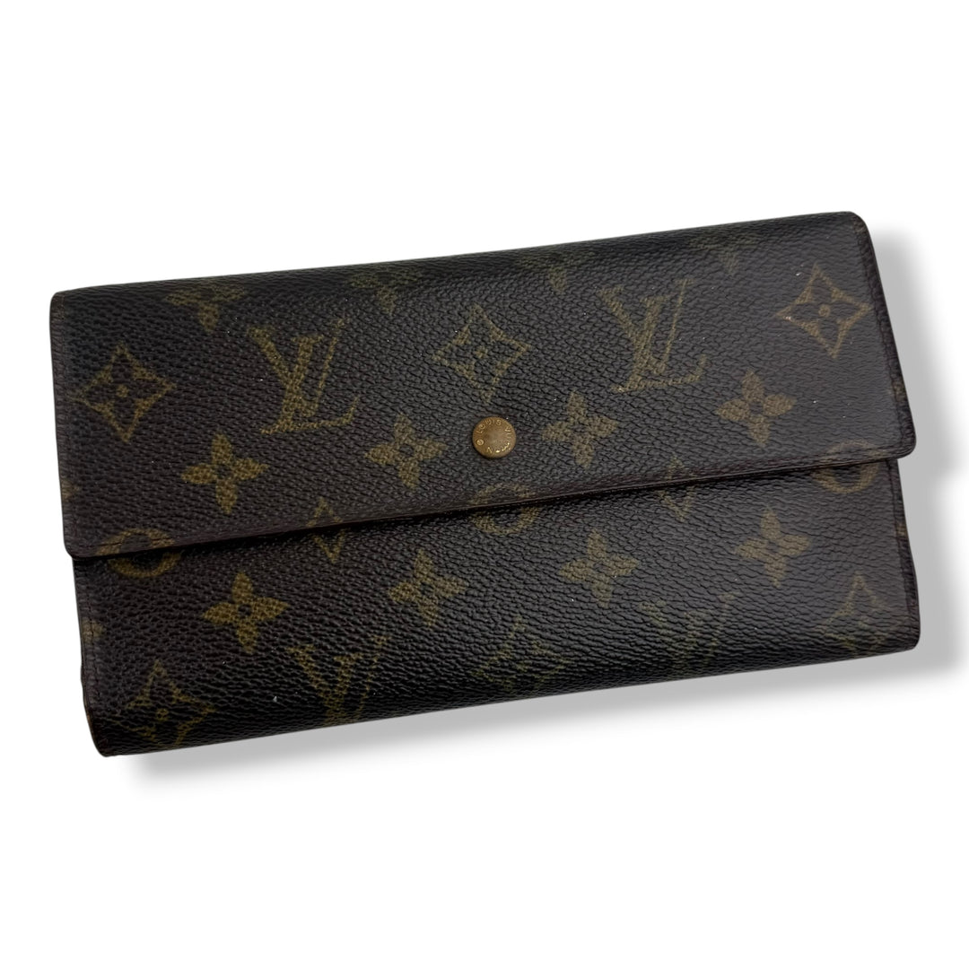 Louis Vuitton Trifold Brown Monogram Femme Wallet