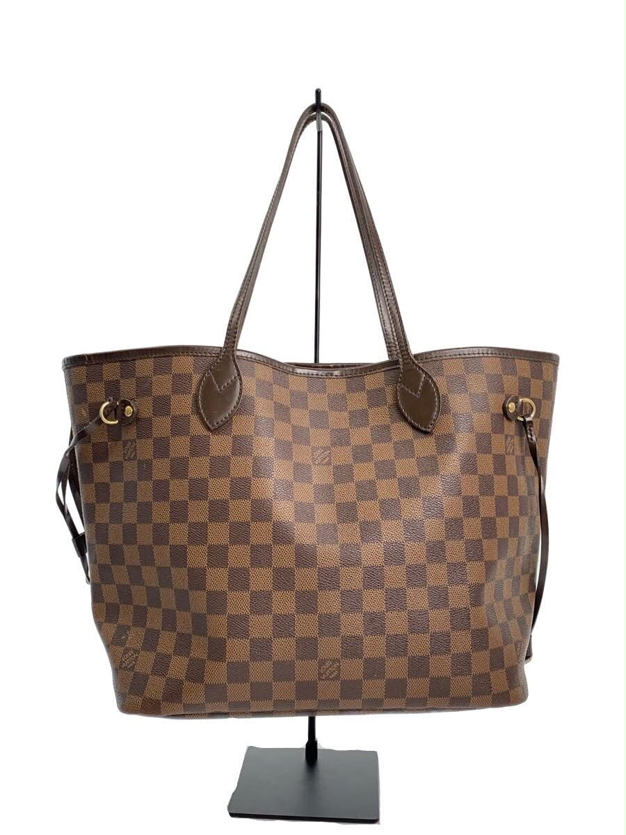 Louis Vuitton Brown Damier Neverfull MM Handbag