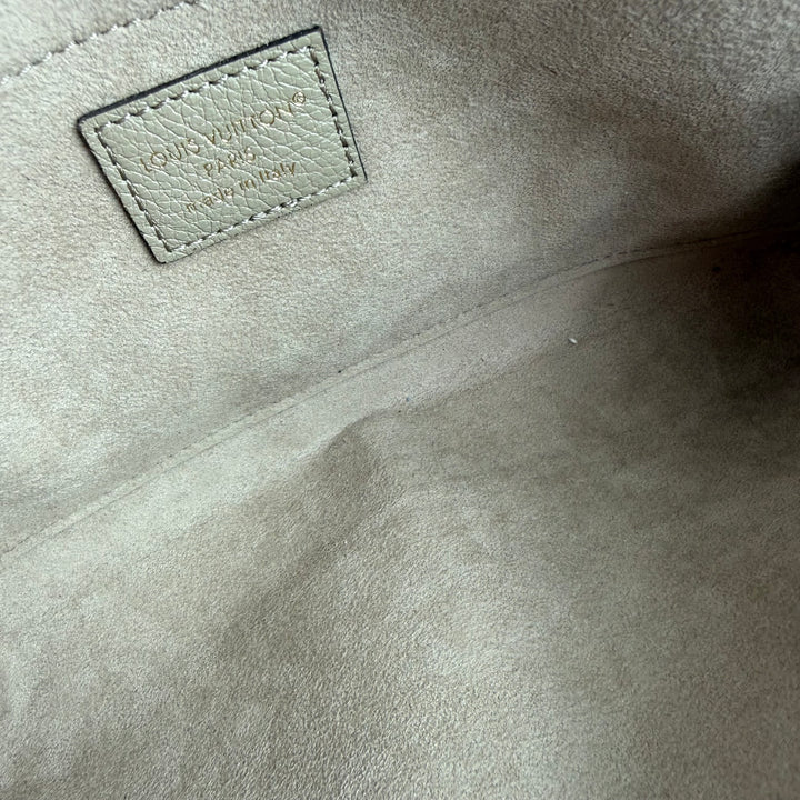 Louis Vuitton Felicie Pochette Beige Empreinte Leather Handbag W/Inserts