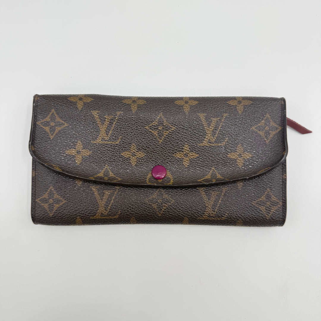 Louis Vuitton Emilie Brown Monogram Femme Wallet