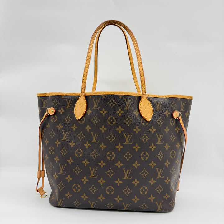 Louis Vuitton Brown Monogram Neverfull MM Handbag