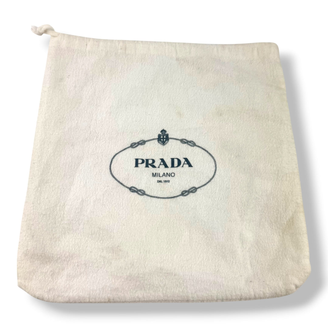 Prada Beige Nylon Re-Nylon Re-Edition 2005 Pochette Handbag