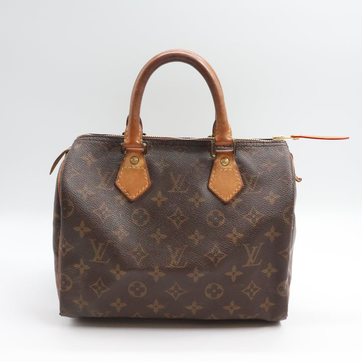 Louis Vuitton Vintage Brown Monogram Speedy 25 Handbag