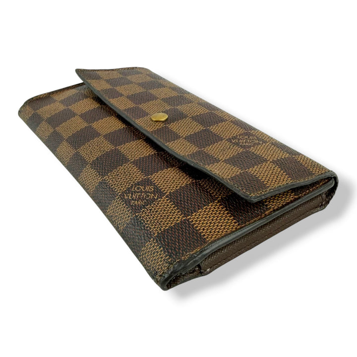 Louis Vuitton Trifold Brown Damier Femme Wallet