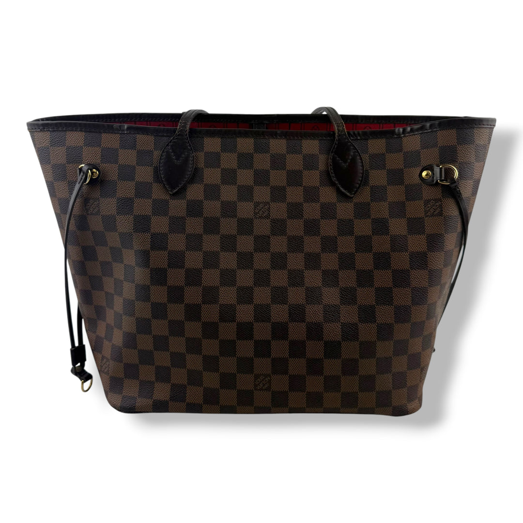 Louis Vuitton Brown Damier Neverfull MM Handbag