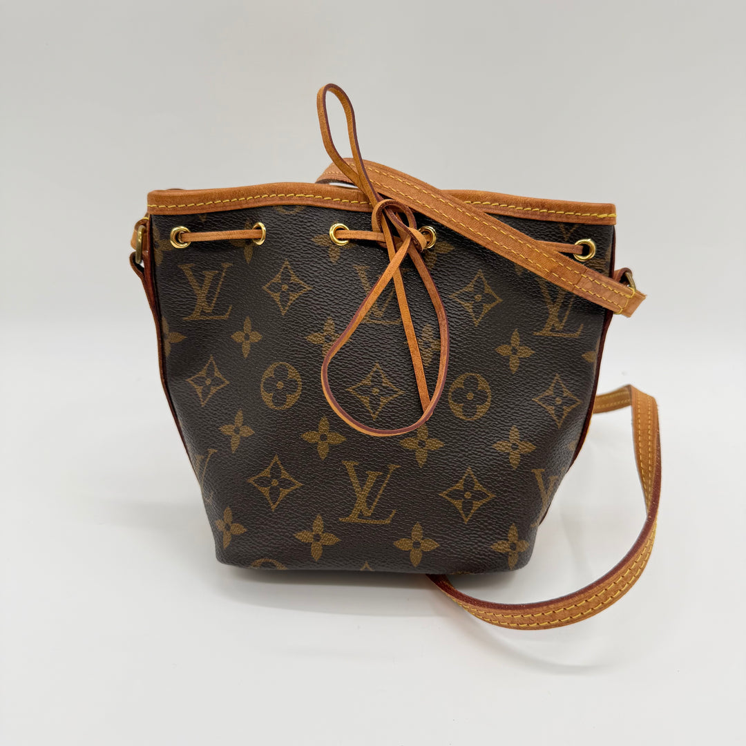 Louis Vuitton Nano Noe Brown Monogram Handbag