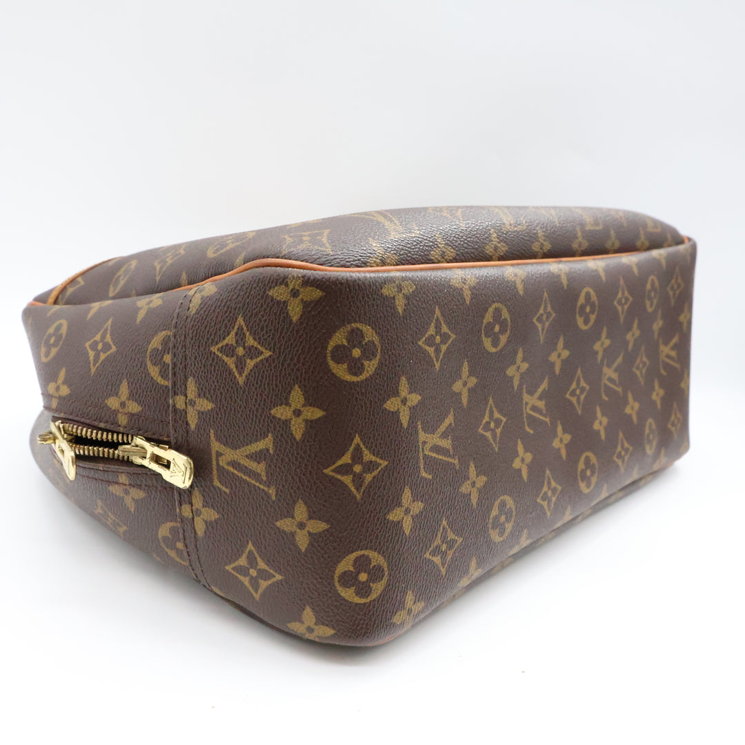 Louis Vuitton Brown Monogram Deauville Handbag
