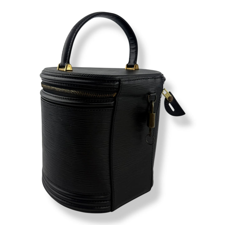 Louis Vuitton Black Epi Leather Cannes Handbag