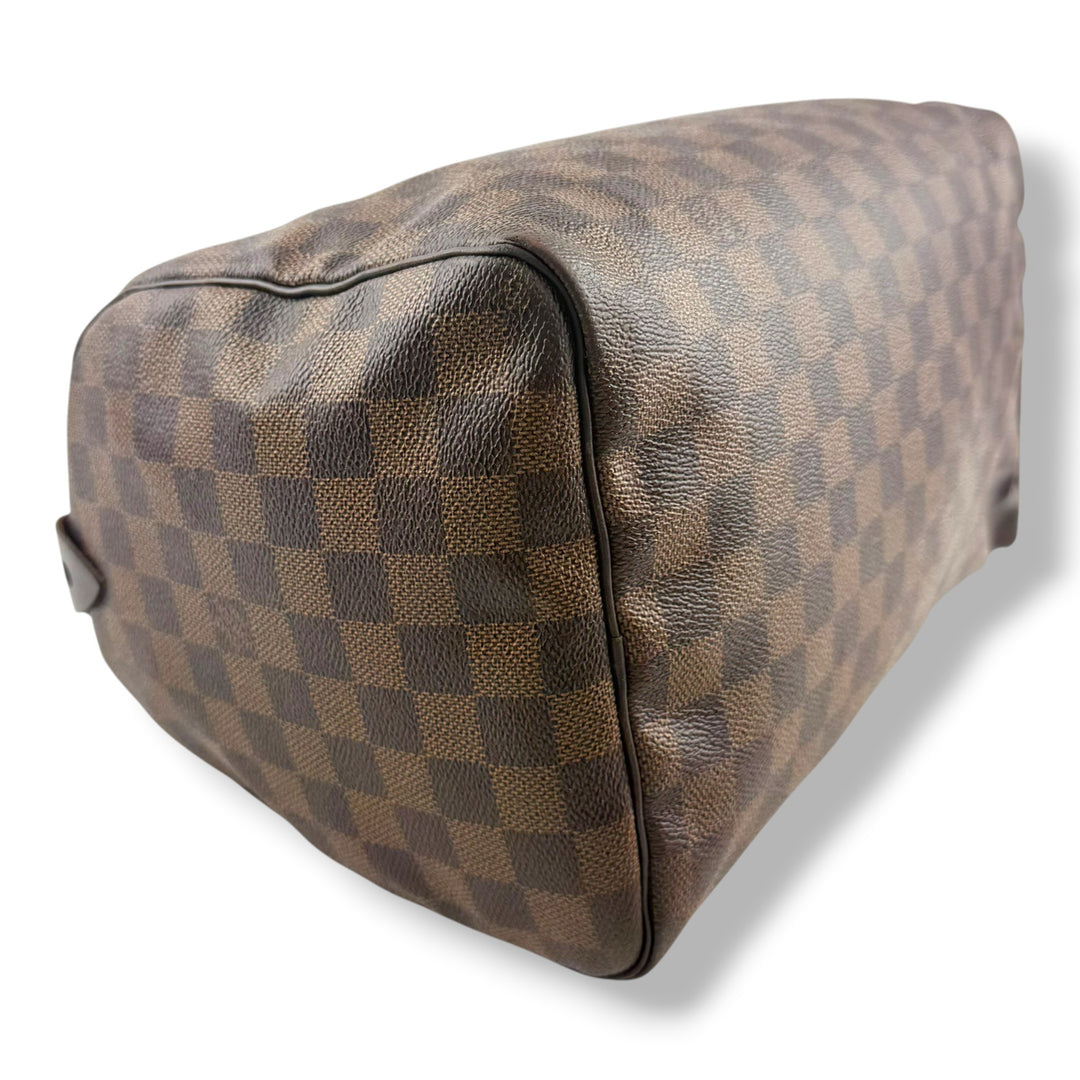 Louis Vuitton Speedy 30 Brown Damier Ebene Handbag
