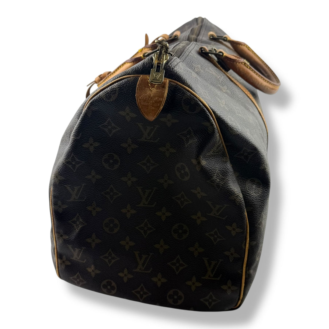 Louis Vuitton Vintage Brown Monogram 50 Keepall Duffle Bag