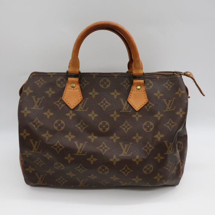 Louis Vuitton Speedy 30 Brown Monogram Handbag
