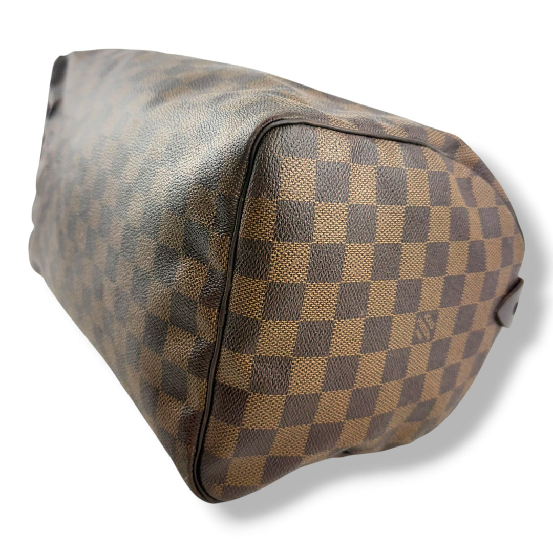 Louis Vuitton Speedy 30 Brown Damier Ebene Handbag
