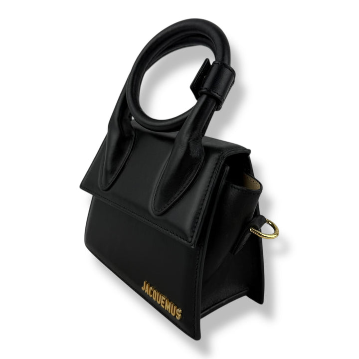 Jacquemus Le Chiquito Noeud Black Crossbody Handbag