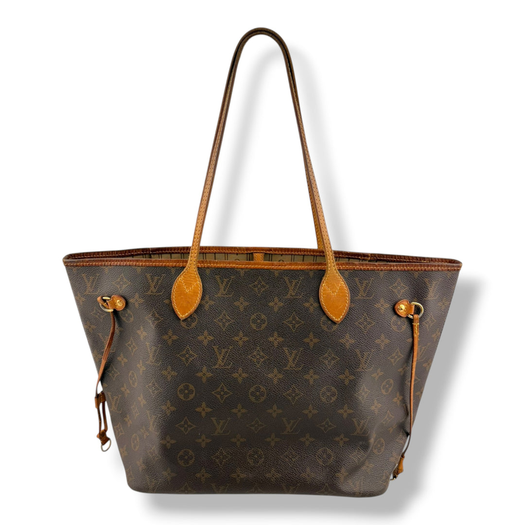 Louis Vuitton Brown Monogram Neverfull MM Handbag