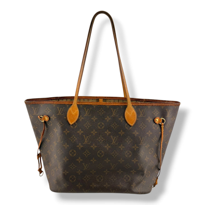 Louis Vuitton Brown Monogram Neverfull MM Handbag