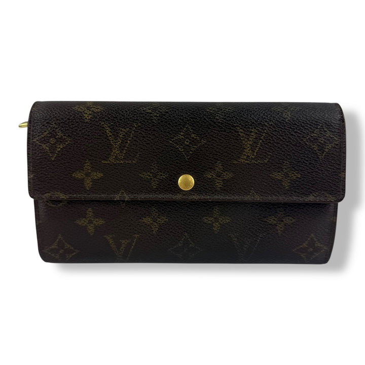 Louis Vuitton Sarah Brown Monogram Femme Wallet