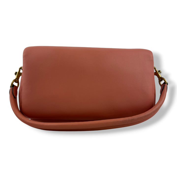 Coach Pillow Tabby 26 Coral Leather Handbag