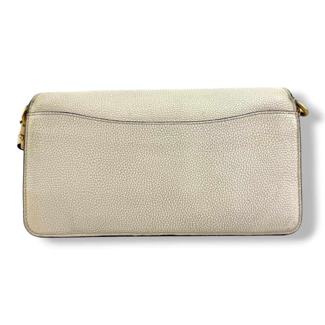 Coach Tabby 26 Cream Leather Handbag