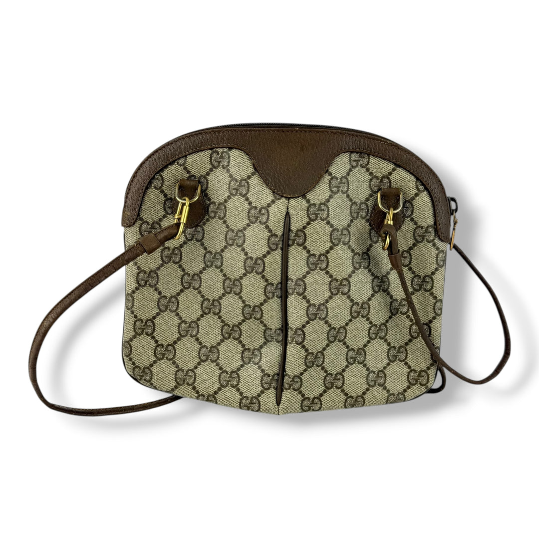 Gucci Vintage Beige Sherry Line Crossbody Handbag