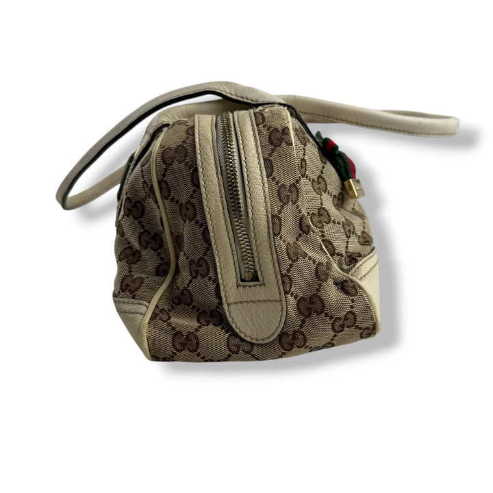 Gucci Beige/White Princy Tote Bag