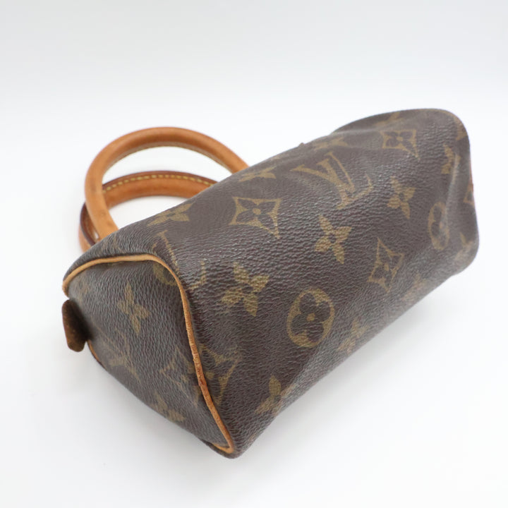 Louis Vuitton Nano Speedy Brown Monogram Handbag