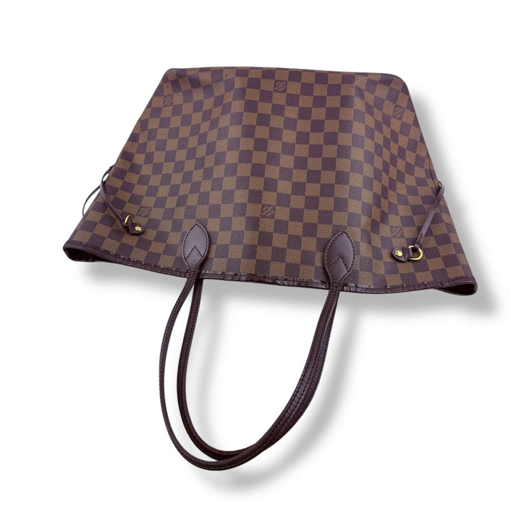 Louis Vuitton Brown Damier Neverfull MM Handbag