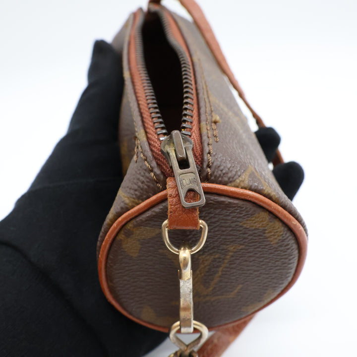 Louis Vuitton Vintage Brown Monogram Mini Papillon Pouch
