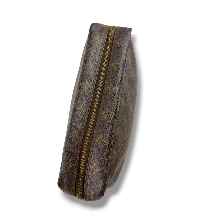 Louis Vuitton True Trousse 28 Brown Monogram Toiletry Pouch