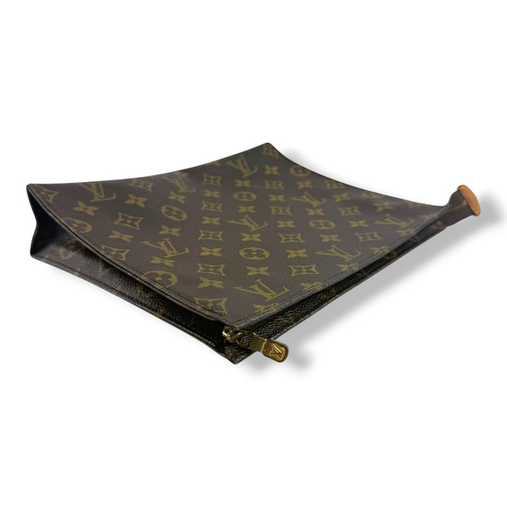 Louis Vuitton Vintage Brown Monogram Toiletry 26 Pouch