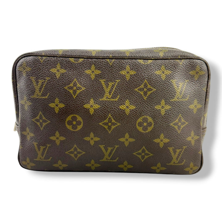 Louis Vuitton Toiletry Wash Bag Brown Monogram Toiletry Pouch
