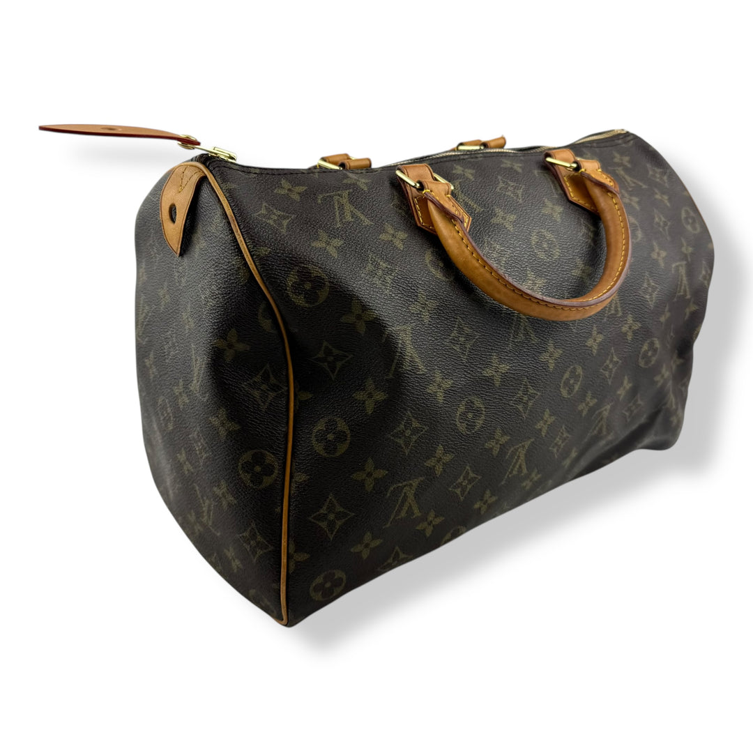 Louis Vuitton Speedy 35 Brown Monogram Handbag