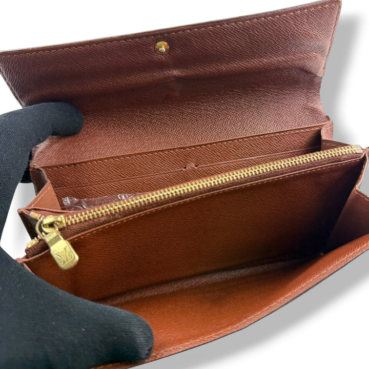 Louis Vuitton Vintage Sarah Brown Monogram Femme Wallet 7721